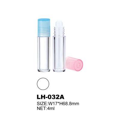 4ml Empty Round Shape Clear Roll on Lipgloss Tube