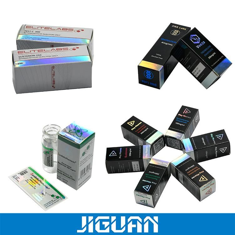 China Factory Custom Fancy 10ml Vial Hologram Box for Steroids