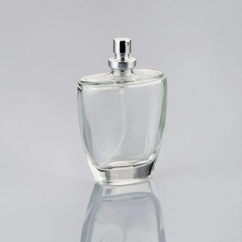 Transparent Glass Empty Cosmetic Bottles 100ml for Men