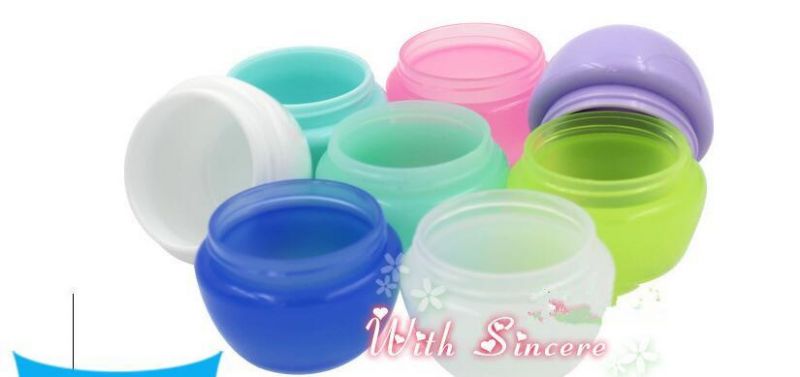 Refillable Bottles Plastic Empty Makeup Jar Pot Travel Face Cream/Lotion/Cosmetic Container 5g/10g/20g/30g/50g Random Color