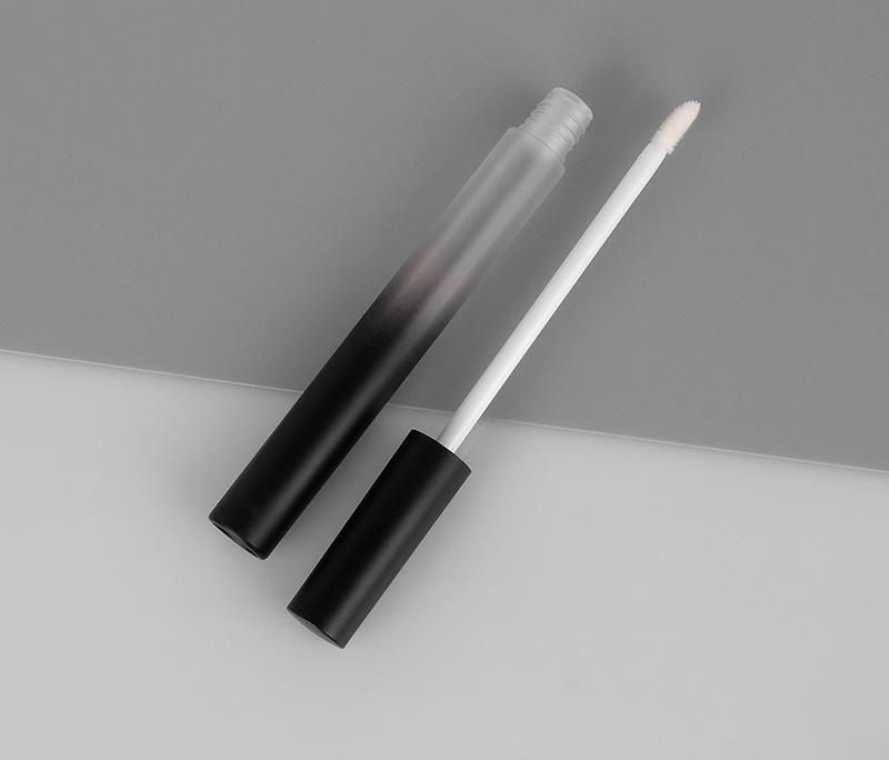 New Design Gradient Black Custom Lip Gloss Containers Cosmetic Liptint Bottle Square Lip Gloss Tubes