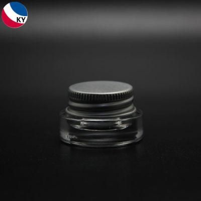 3G Empty Cosmetic Glass Jar with Metal Lid