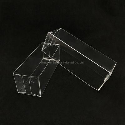 Custom Clear Transparent Folding Pet Food Plastic Packaging Box