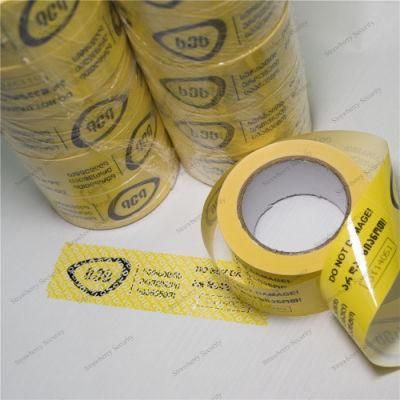 Tamper Evident Security Tape for Carton Sealing