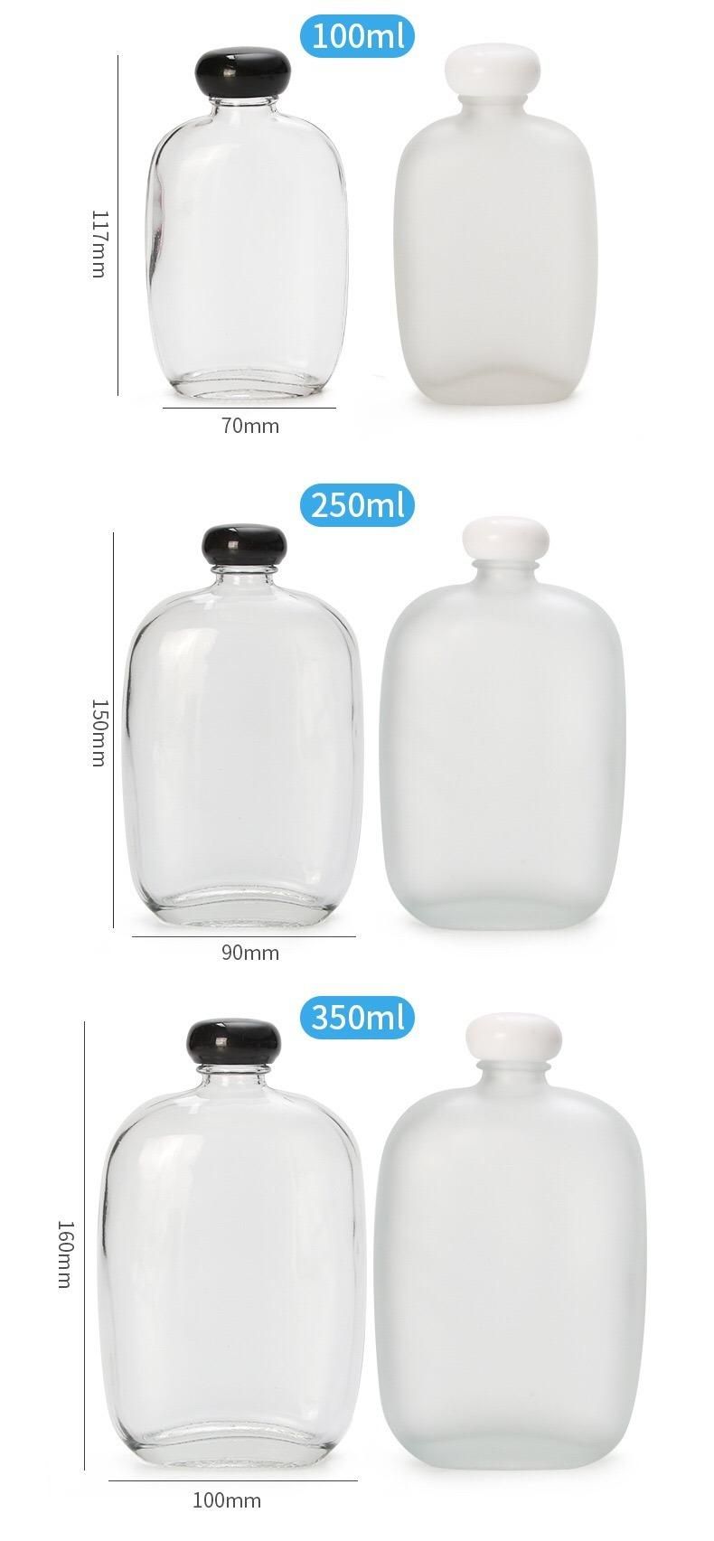 100ml 250ml 350ml Empty Bottle for Liquid Juice and Sause