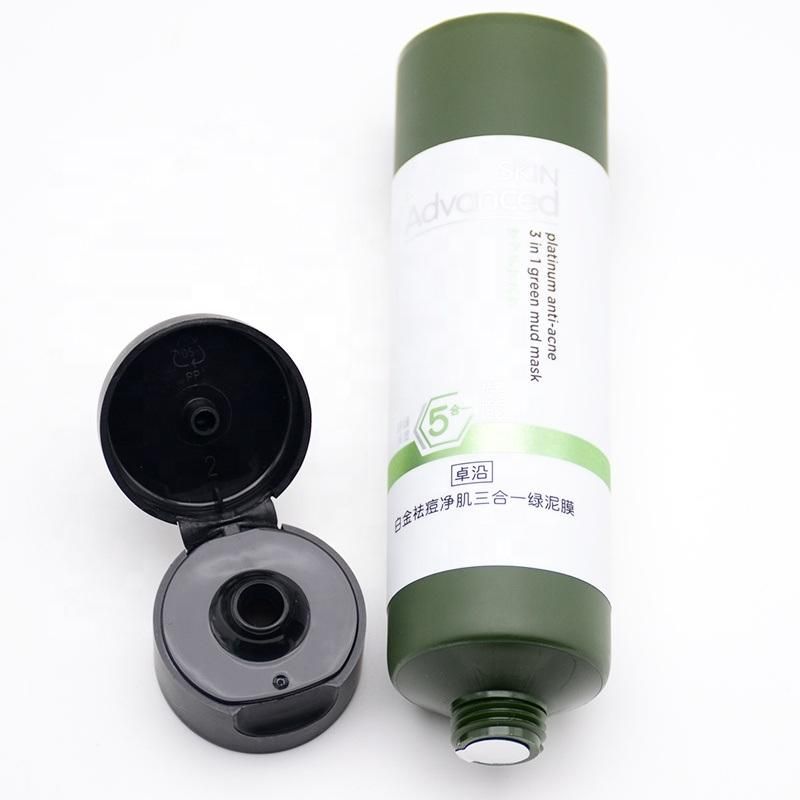 Claymask Facial Empty Cosmetics Plastic Packaging Label Labeling Tube