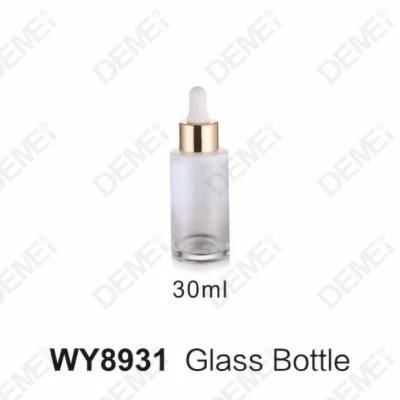 20ml 30ml Clear Straight Round Glass Dropper Essential Oil Bottle with Aluminum Dropper