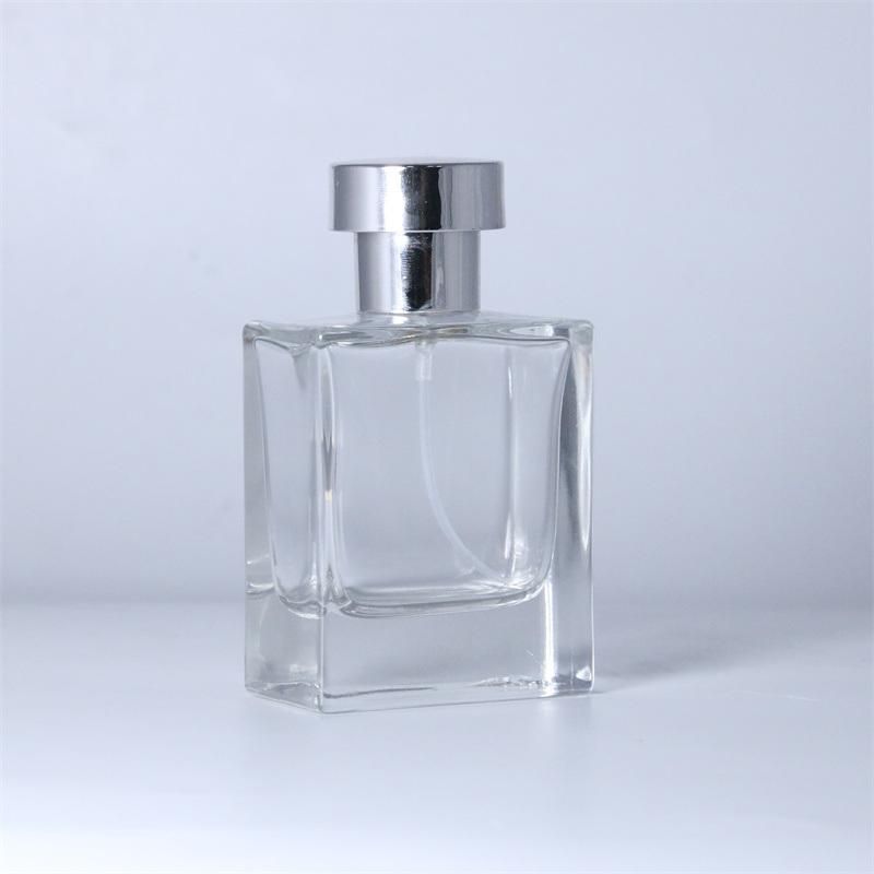 Square Perfume Bottles China Wholesale Perfume Bottles 50ml Glass with Box Packaging