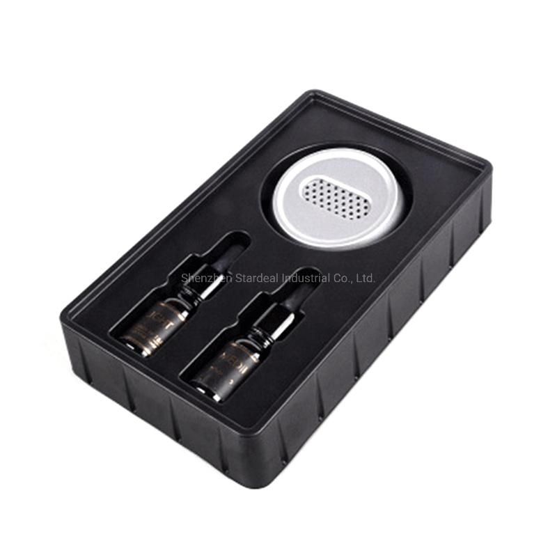 Custom Black Makeup Tools Plastic Blister Cosmetic Trays