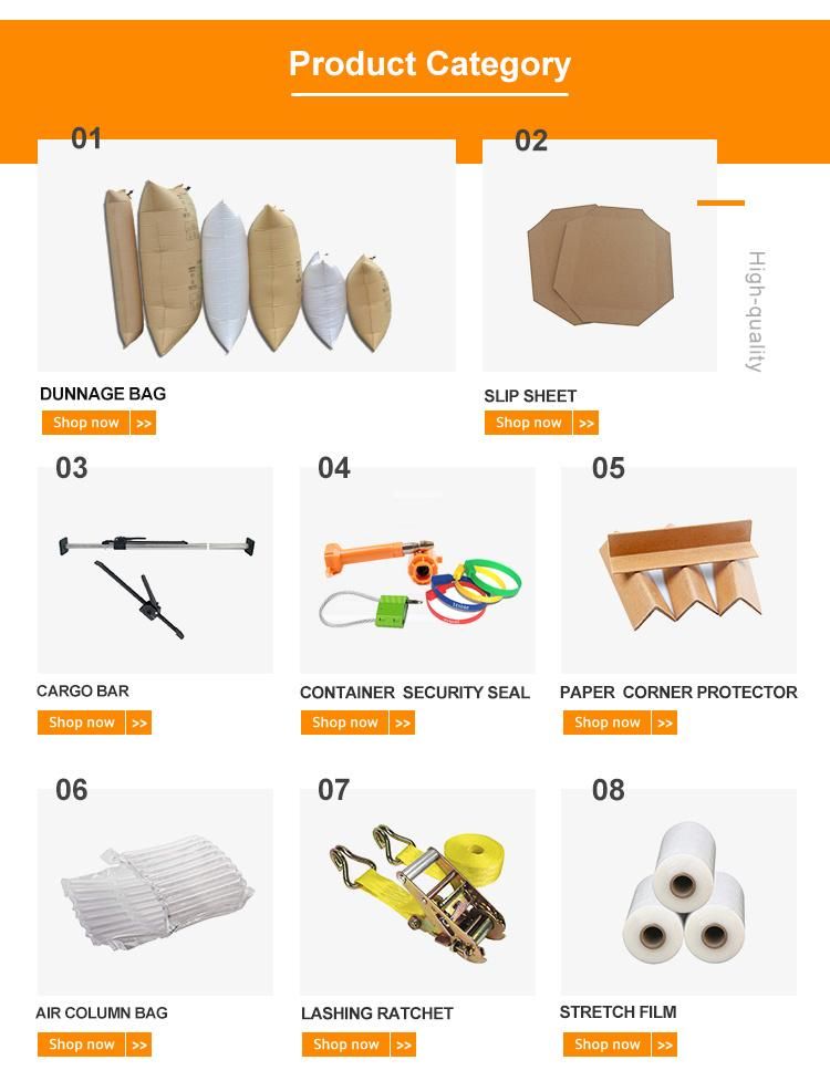 Kraft Paper 800*1200mm Cargo Void Filled Dunnage Air Bag with Inflatable Gun