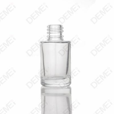 10ml Cosmetic Packaging Straight Round Glass Dropper Bottles with Gold Press Button Pipette Dropper Cap