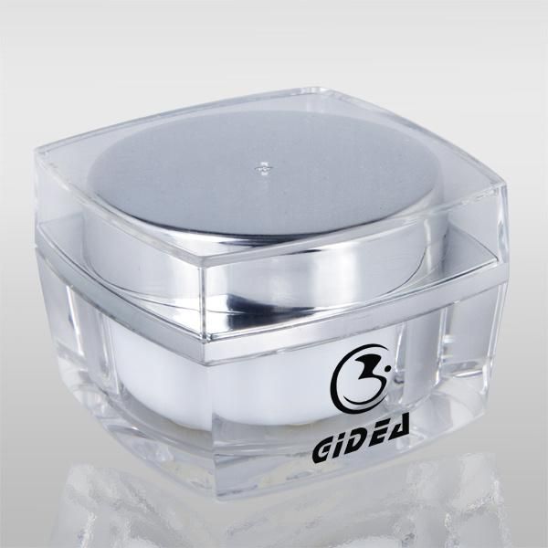 15ml 30ml 50ml 100ml Acrylic Container Square Cream Jar