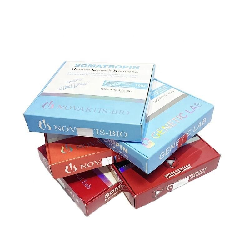 Manufacturer HGH Human Growth Hormone Vial Paper Packaging Box