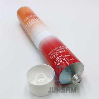 Open Orifice Hand Cream Aluminium Tube Body Skin Care Packaging