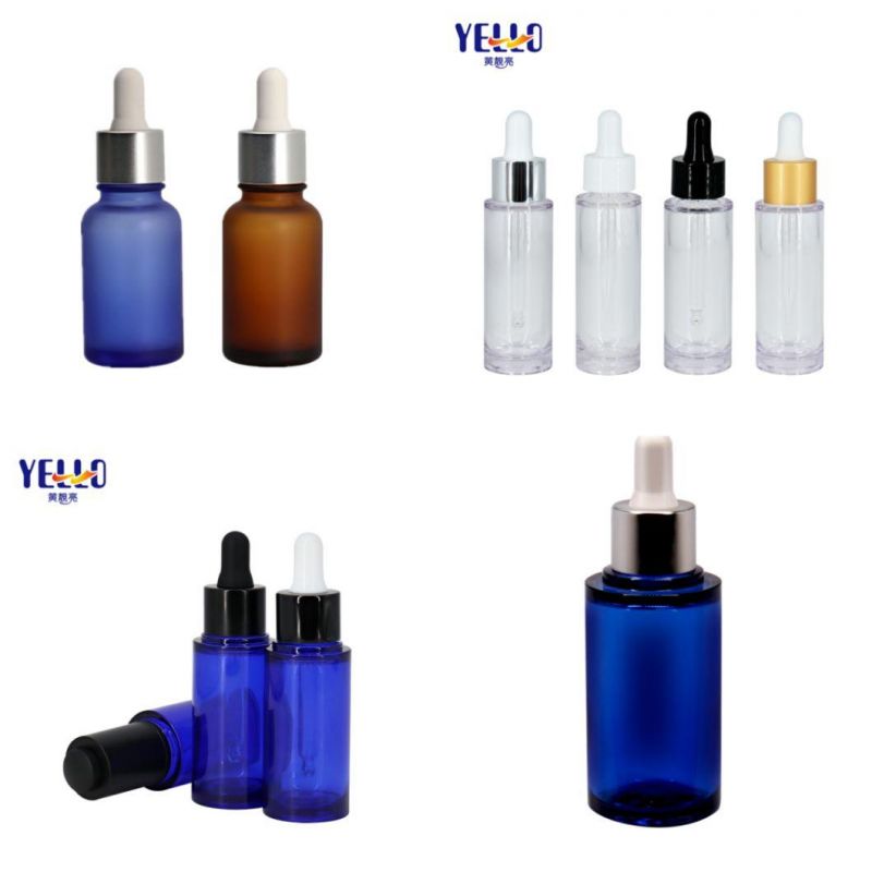 50ml Wholesale Cosmetic Ember Pet Plastic Essential Oil Dropper Bottle