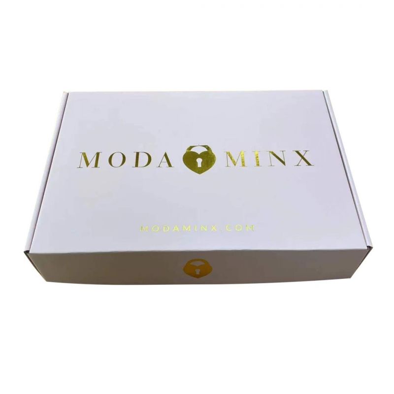 Luxury Flat Pack Folding Cardboard Paper Pink Box Hot Stamping Foldable Package Cardbaord Foldable Gift Corrugated Paper Box