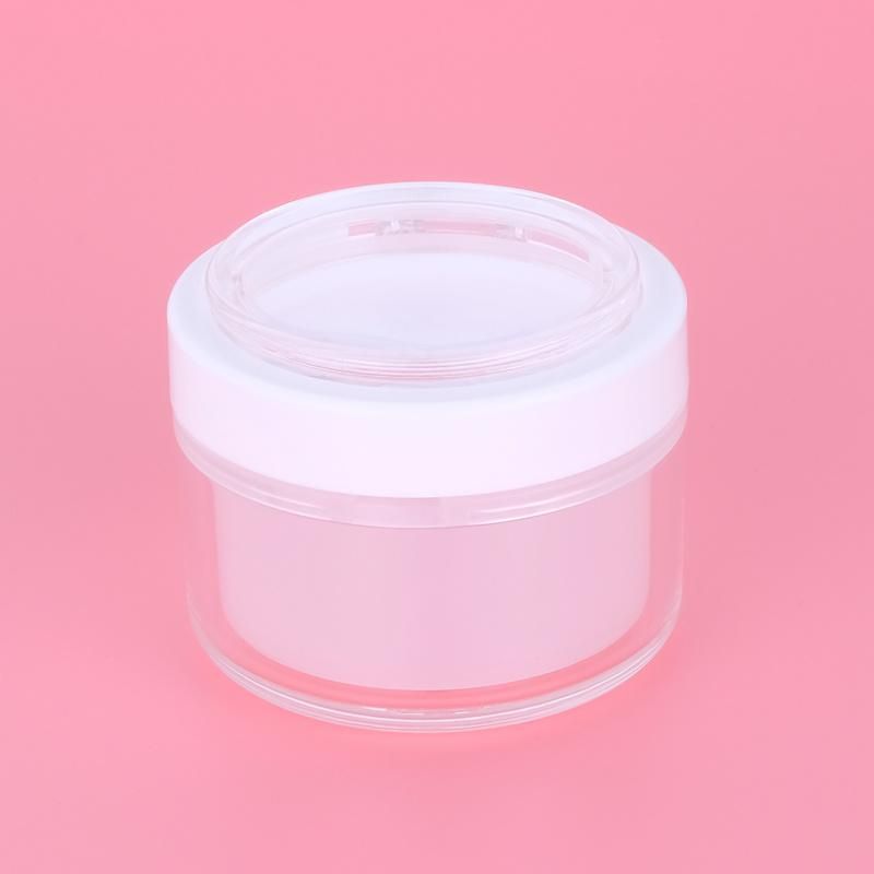 50ml 80ml Popolar-Unique Empty Plastic Transparent Cream Jar