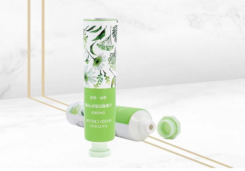 Skincare Packaging Plastic Squeeze 30ml 50ml Cosmetic Laminated Aluminum Tube for Hand Cream