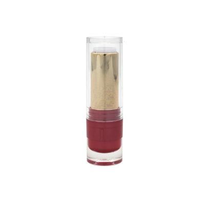 in Stock Clear Matte Round Custom Color Lipstick Tubes Packaging Lip Balm Container