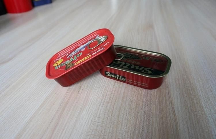 311# Empty Sardine Fish 1/4 Club Can for Meat Canning 125g