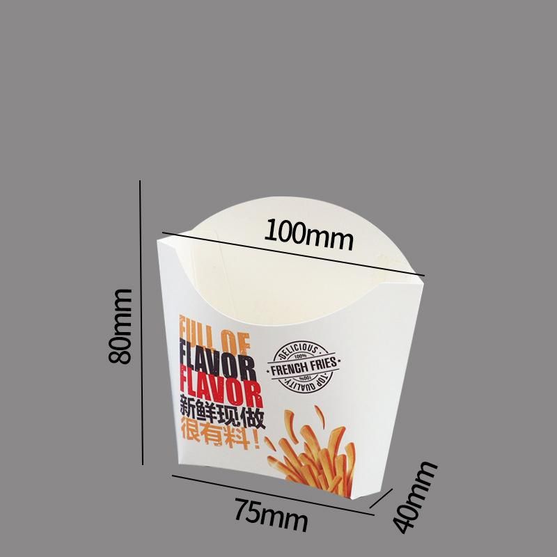 Factory Customized Logo 200-350g Food Paper Disposable Kraft Paper Burger Box Cheap Price