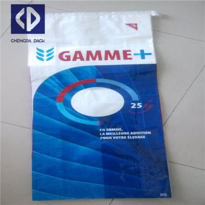 Customer Printed Laminated Woven BOPP Package PP Woven Bags for Feed Charcoal Fertilizer Seed