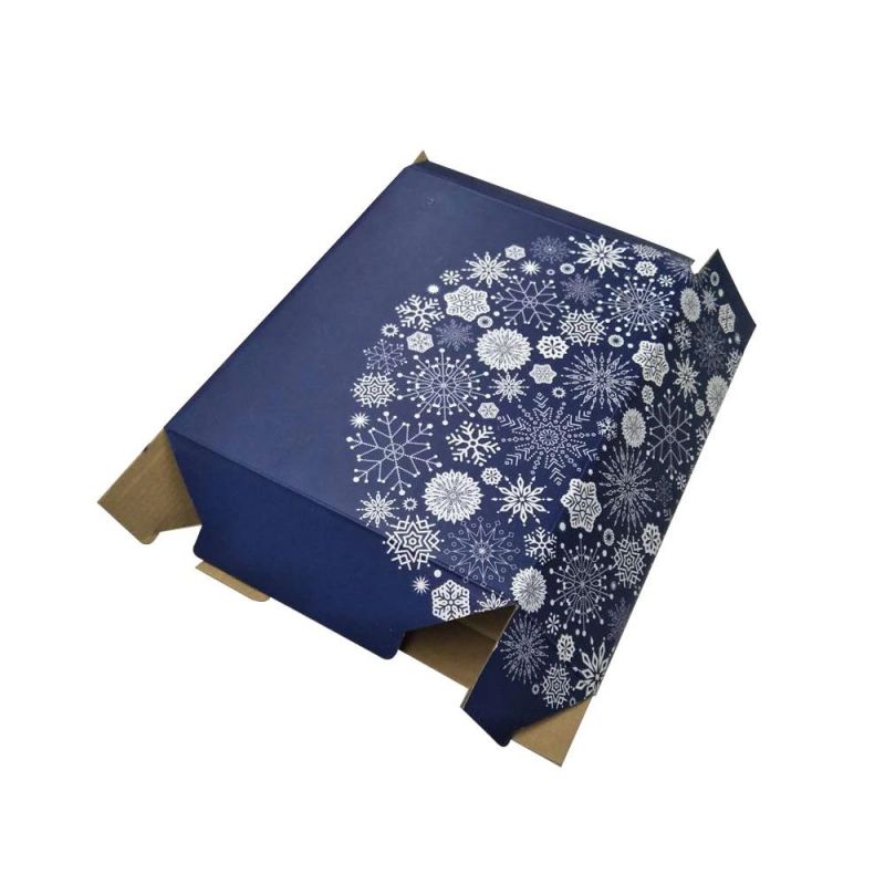 Online Custom Blue Free Printing Cardboard Drawer Box on Hot Sale