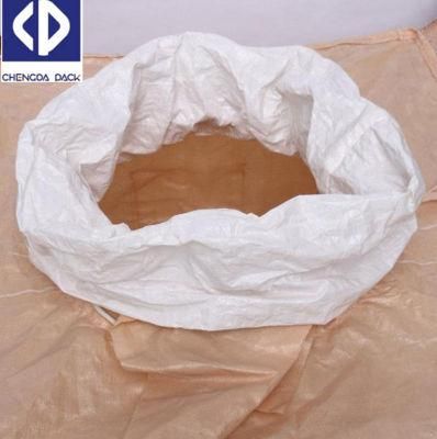 1000kg Big Bag Skip Small Bulk Bags Open Top Flat Bottom Asbestos Bags