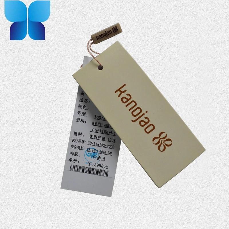 Simple Printed Hangtag Label for Promotion Gifts