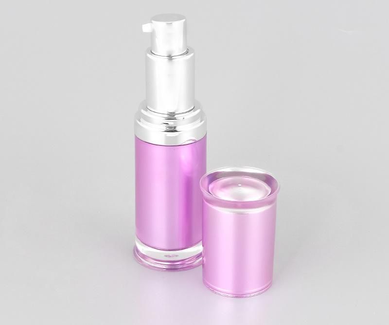 Popular Unique 20ml Plastic Acrylic Lotion Bottles Pump Face Cream Bottle for Cosmetic Packaging