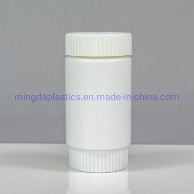 Customized Food Grade Dietory Supplement Wheel Straight HDPE Plastic Bottle