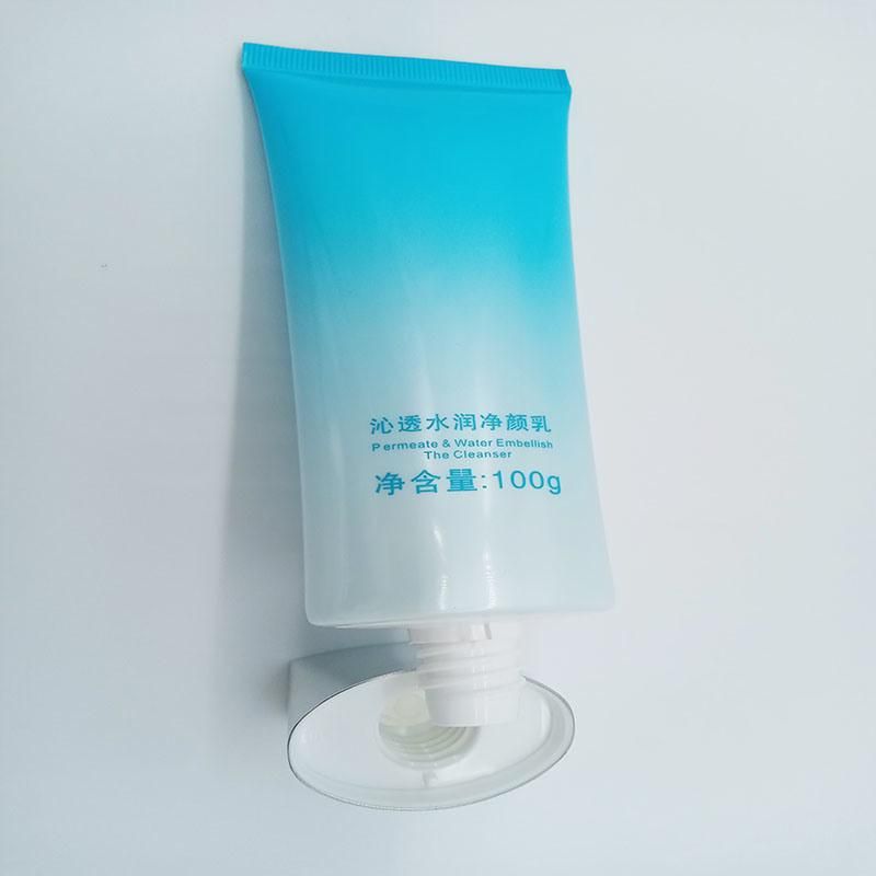 Cosmetic Cream Packaging Hand Cream Tube with Sliver Screw Cover