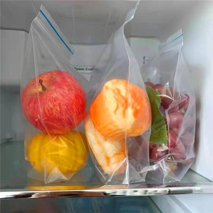 LDPE Virgin Material Food Grade Vegetable and Fruit 9" X13" Ziplock Bags