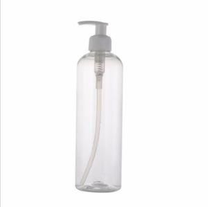 500ml Pet Plastic Transparent Boston Round Shampoo Lotion Pump Spray Bottle