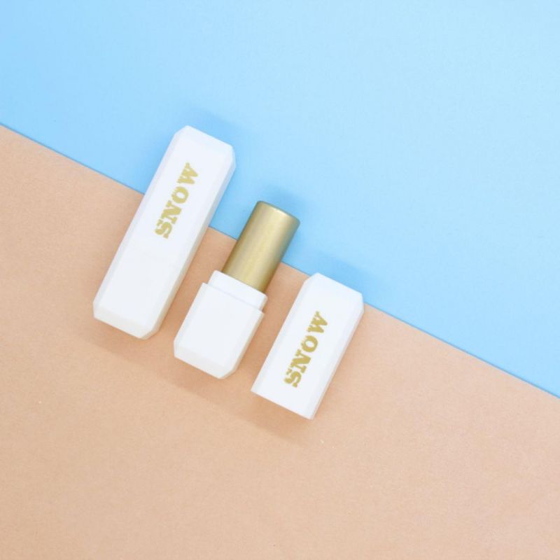 Cosmetic Packaging White Lipstick Packaging Square Lipstick Container