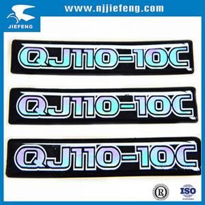 Plastic Rubber Aluminium Domed Sticker