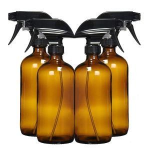 Amber Glass Spray Bottle Accessories Facial Hydration Watering Flowers Hair Care Spray Bottle Cosmetics