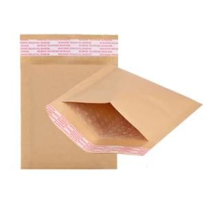 Eco Friendly Reusable Compostable Custom Logo Printing Khakipolythene Kraft Paper Bubble Mailing Bag