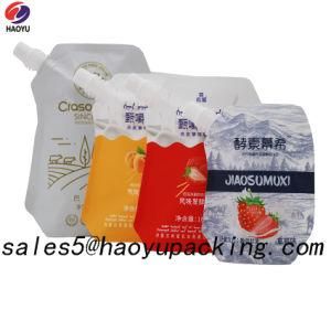 China Suppliers Plastic Packaging Bag Custom Logo Colors Spout Pouch of Food Packaging