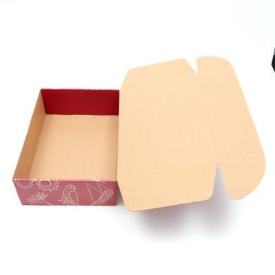 Pink Color Cardboard Drawer Box