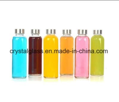 16oz Glass Water Bottle Smoothie Milk Juice Bottle