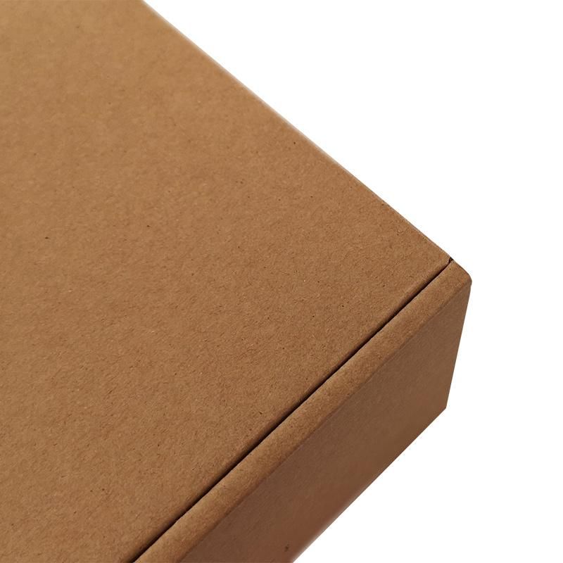 Wholesale Custom Spot UV Brown Kraft Paper Corrugated Cardboard Carton Delivery Packaging Box for Mail