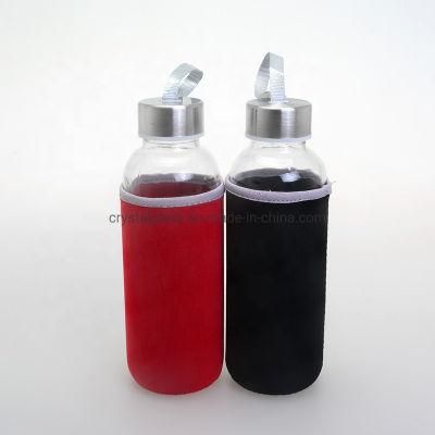 OEM Logo Printing 300ml Mineral Water Packing Bottle Glass