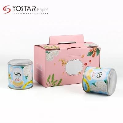 Custom Wholesale Cream Birthday Corrugated Cake Food Packaging Boxes