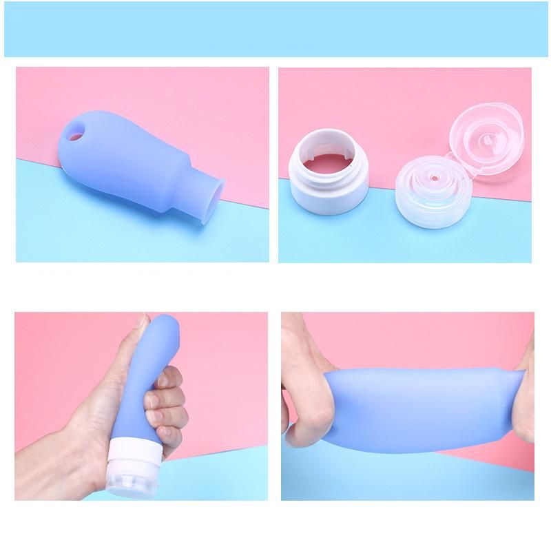 Portable Silicone Travelling Kit with Clip