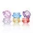 Wholesale Exquisite 3G Mini Cream Jar Cosmetic Container Makeup Sample Jar Pet PS Cosmetic Mini Container Diamond Irregular Cream Jar Bottle
