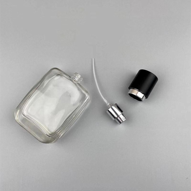 50ml Travel Mist Spray Perfume Atomizer Transparent Portable Fine Glass Bottles Empty Pump Sprayer Refillable Bottle