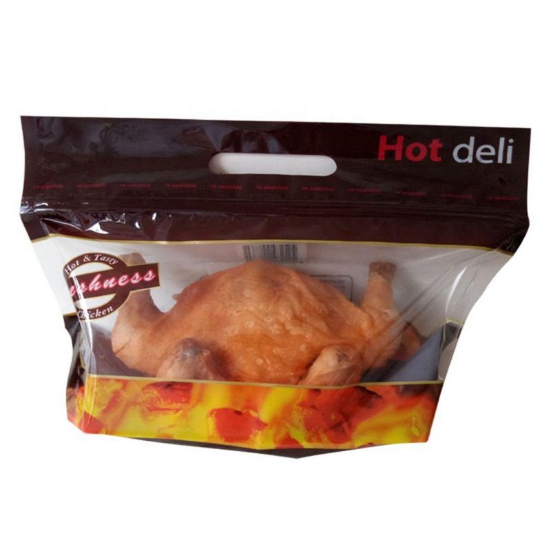 Microwavable Roast Chicken Packaging Bag Stand up Zipper Pouches