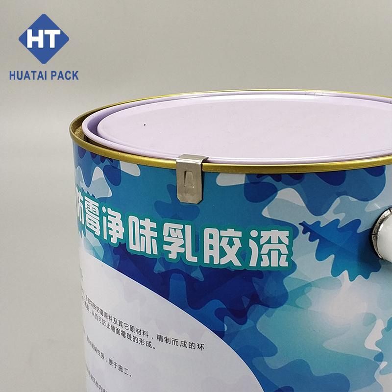 Gallon Metal Tin Can with Plastic Handle