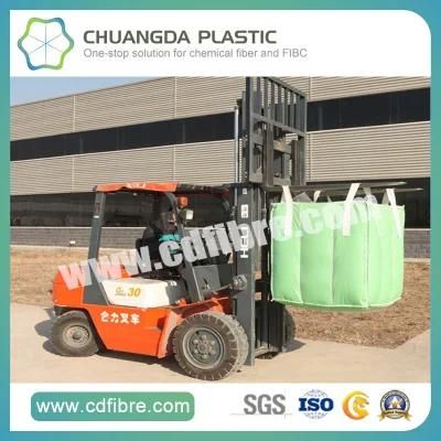 Green Open or Spout Top FIBC Big Jumbo Ton Bag